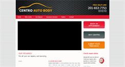 Desktop Screenshot of centroautobody.com