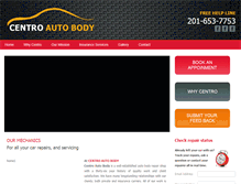 Tablet Screenshot of centroautobody.com